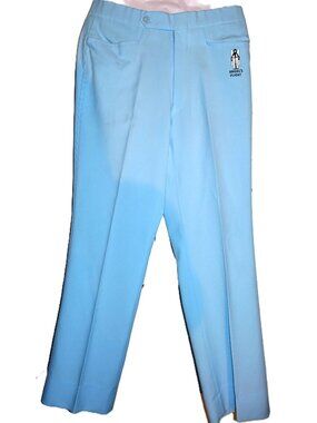 Vintage Blue La Mode DuGolf Angels Flight Dress Pants 32